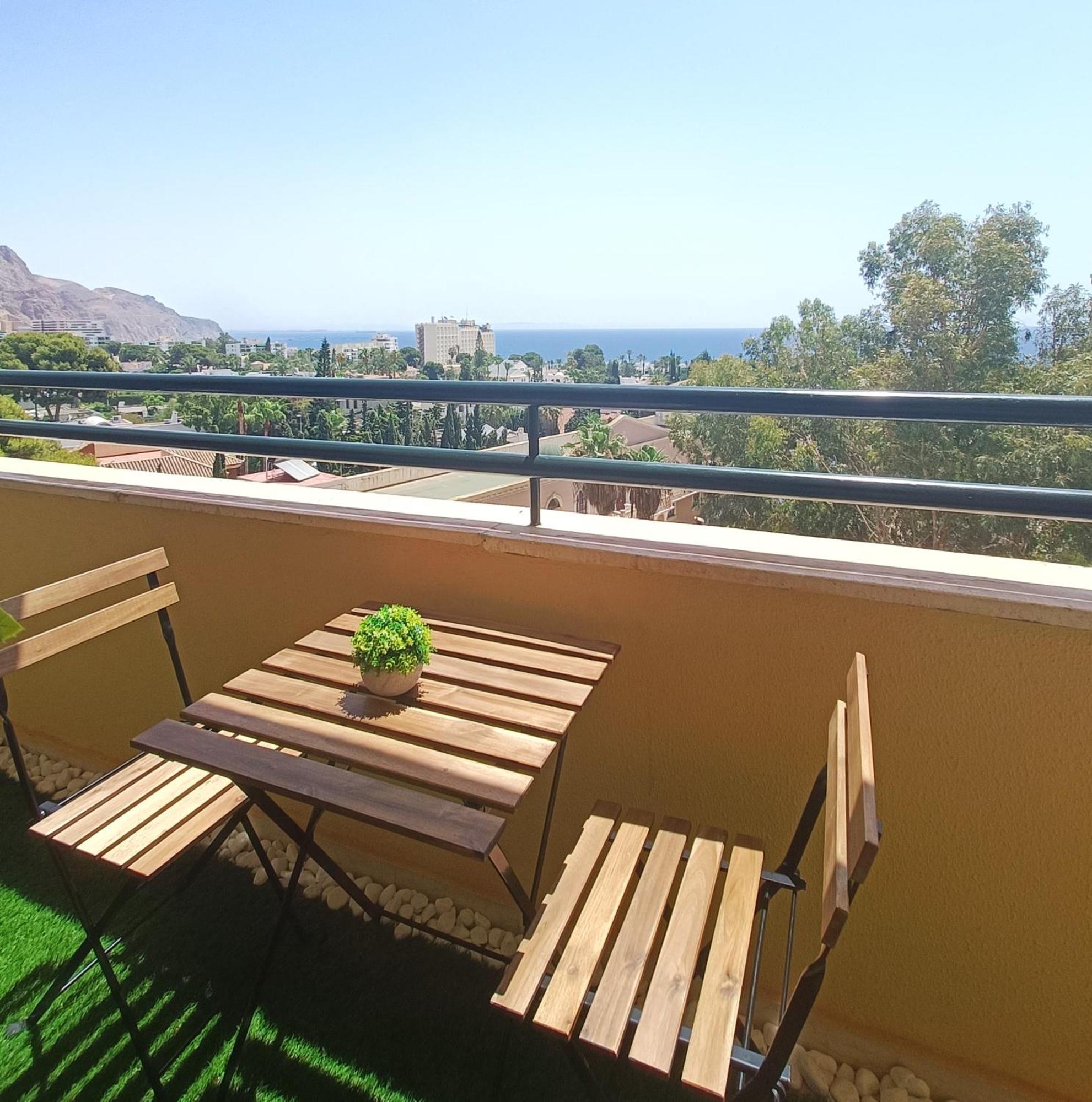 Geminis 504 Suite Con Terraza Y Vistas Al Mar Aguadulce  Buitenkant foto